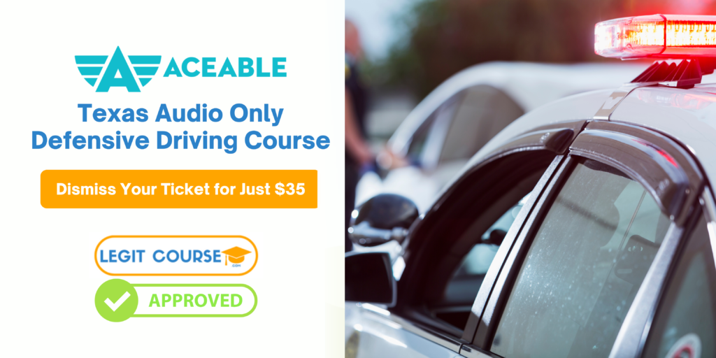 Texas Audio Only Defensive Driving Course - Aceable